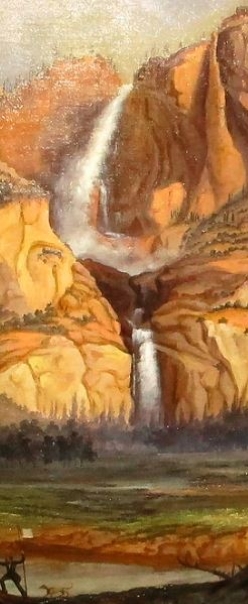 Claveau's Yosemite Falls from 1858.