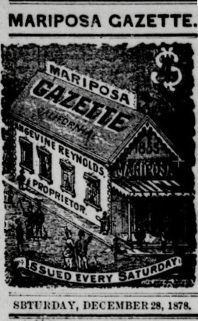 Mariposa Gazette logo.